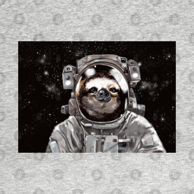 Astronaut Sloth by bignosework